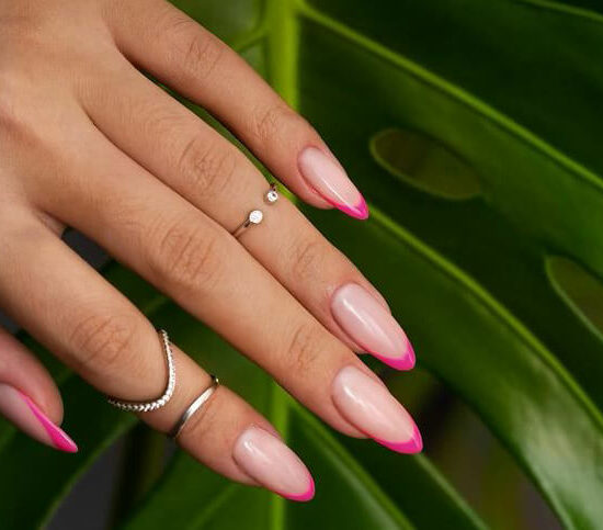 Tooting Nails Salon - summer nails idea pink french manicure Tooting Nails Salon - summer nails idea pink french manicure